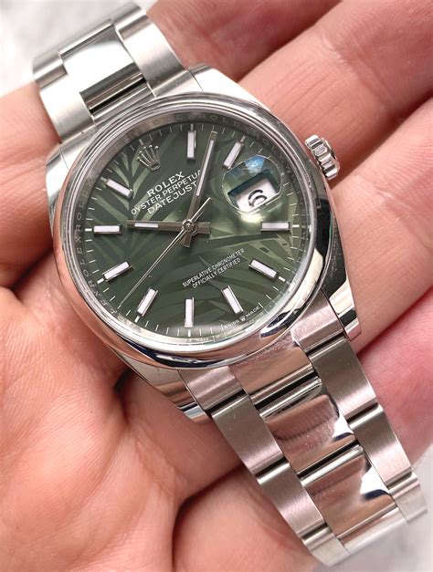 rolex grün datejust